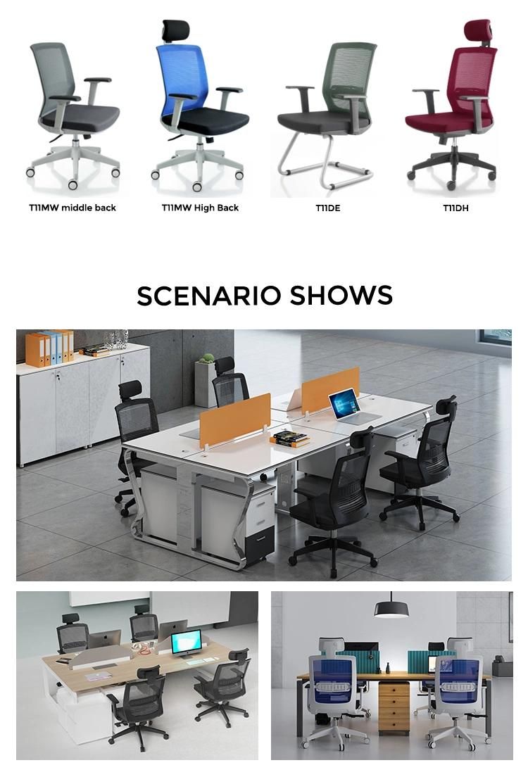 Factory Wholesale Fabric Ergonomic Chair Office Furniture