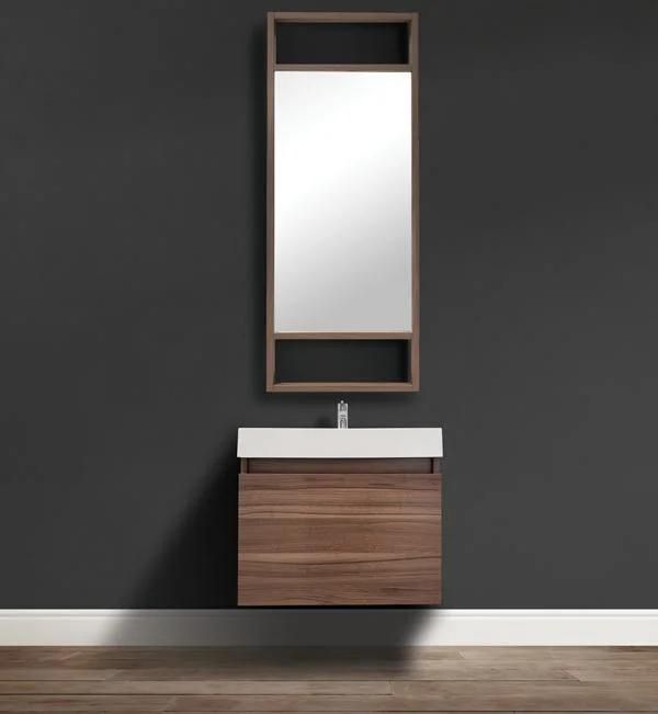 MDF Bathroom Cabinet with Ceramic Basin