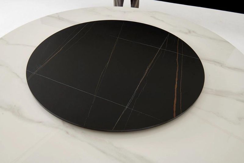 Home Furniture Kitchen Furniture Marble Dining Table Rock Plate Table