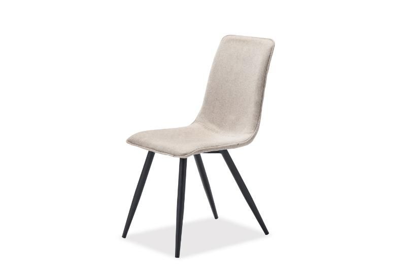 Modern Design Metal Leg Restaurant Furniture Velvet Fabric Leisure Coffee Dining Chair