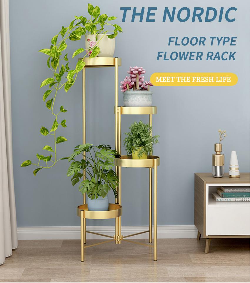 Modern Living Room Plant Stands Indoor Outdoor Flower Pot Flower Stand