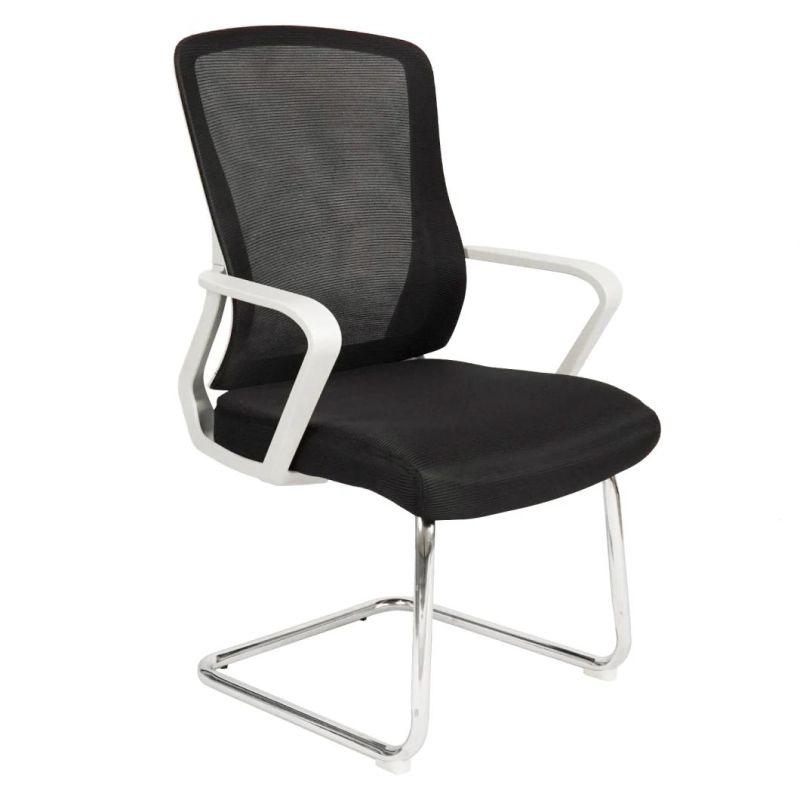 The News Chair MID-Back Mesh with Sponge Base Furniture Modern Simple Fixed Office Chair