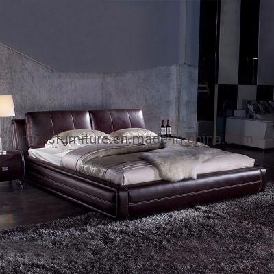 (MN-MB100) Modern Bedroom Adult Bed Original Leather Bed