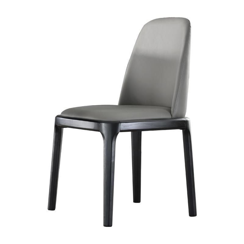 China Wholesale Modern Restaurant Metal Frame Hotel Leisure Leather Dining Chairs