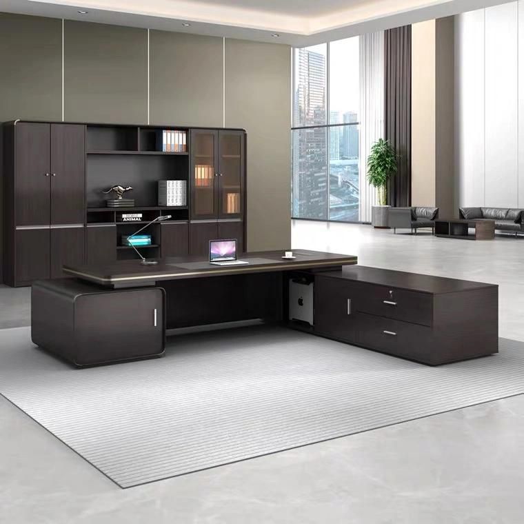 High End Luxury L Shape Modern CEO Office Desk (SZ-OD719)