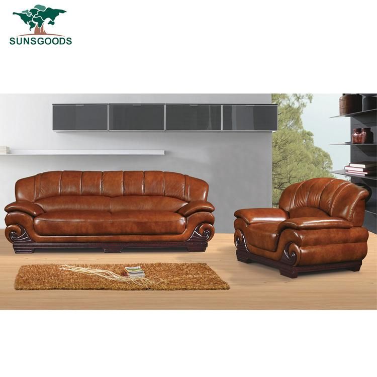 Popular Modern Style Good Quality Massage Sofa Genuine Leather Living Room Furniture