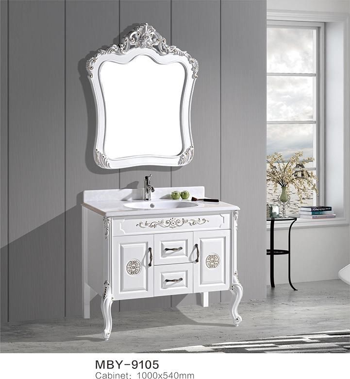 Chinese Products Wholesale White PVC Bathroom Cabinet Furniture From China