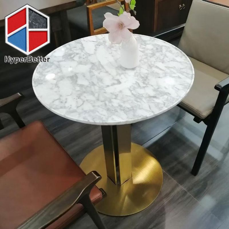 Nordic Design White Marble Base Coffee Tables