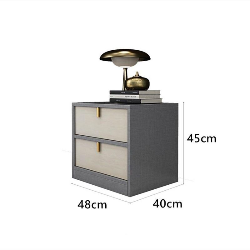 Modern Minimalist Furniture Wooden Bedroom Nightstand 0332