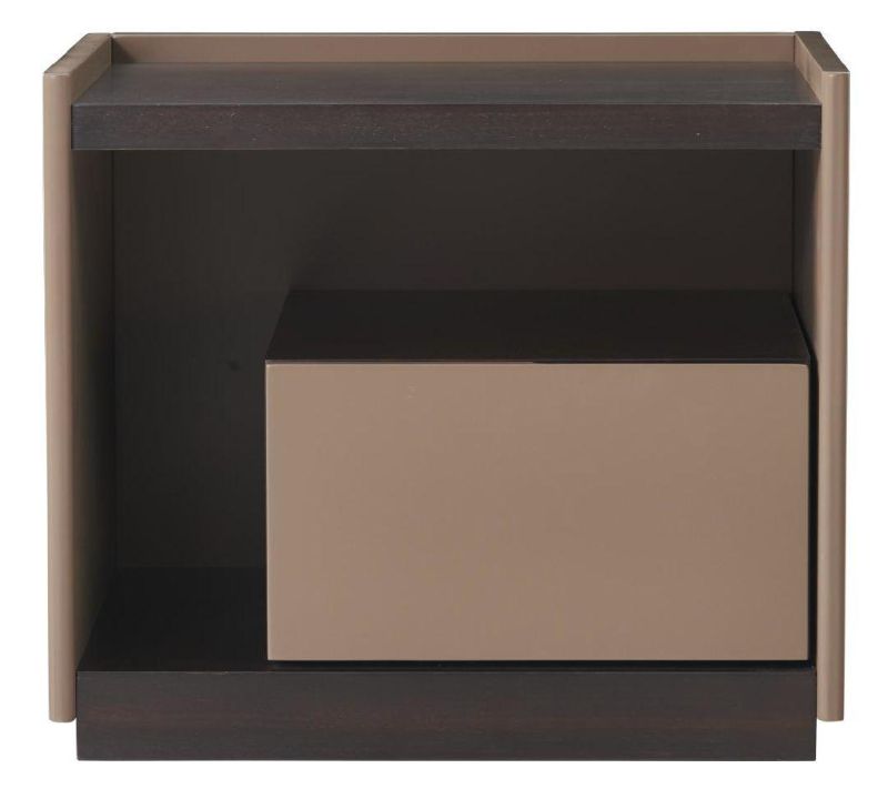 FL62 Night Stand /Eucalyptus Veneer / Steel Base Coating /Italian Modern Furniture Home and Hotel