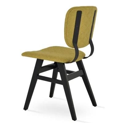 Leg Plastic Chair Plastic Leg Leather Cushion American Kitchen Design Wood Modern Furniture