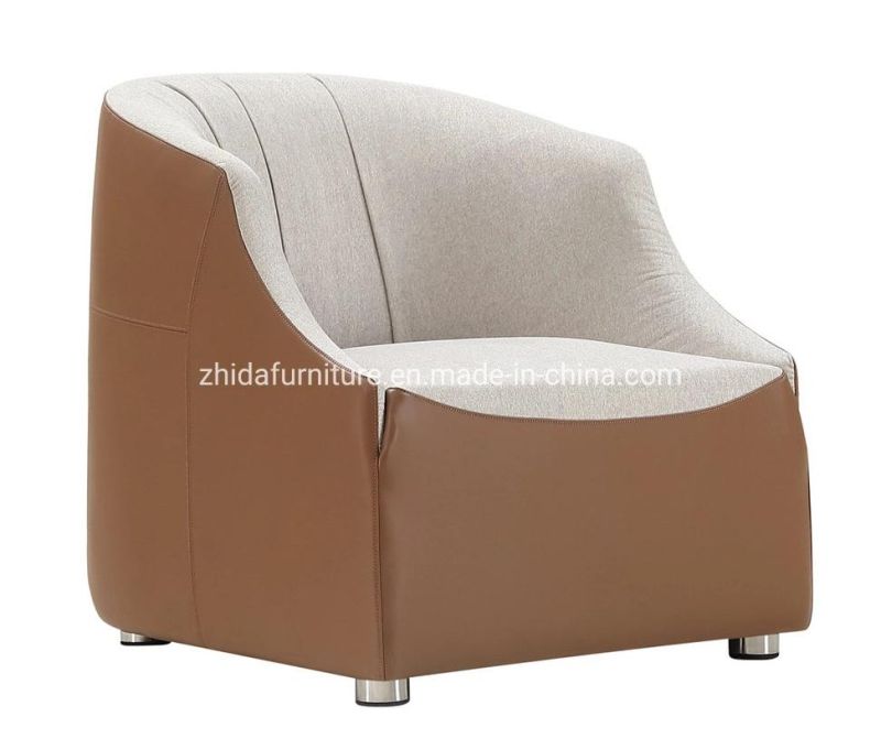 Hotel Chat Chair Reception Coffee Shop Leather Chair for Home Use