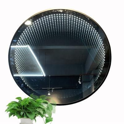 High Class LED Lighted Black Glass Bathroom Mirrors