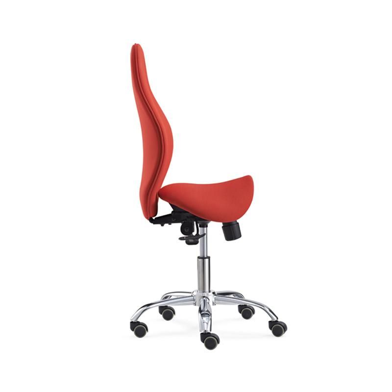 Wholesale Saddle Stool with Comfortable Back Support