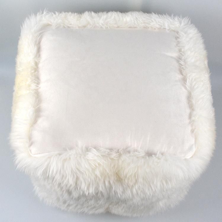 Luxurious Modern Design Living Room Furniture Chairs Mongolian Fur Stool