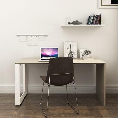 Modern Melamine Wood Home Office Furniture Straight Office Desk