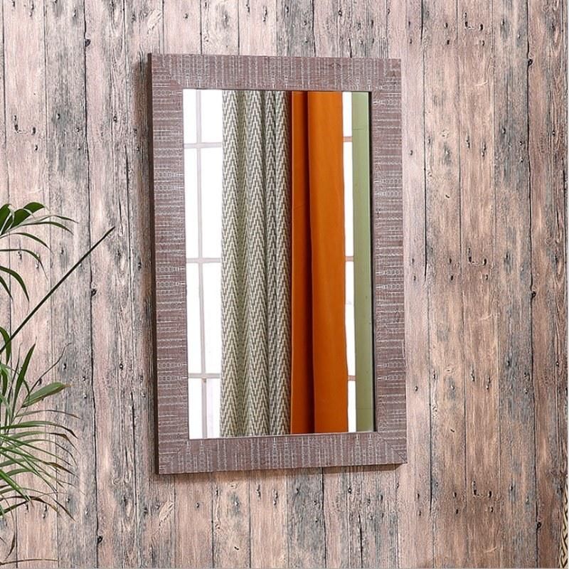 HD Wooden Hanging Mirror Bathroom Mirror Modern Minimalist Dressing Mirror Floor Dressing Mirror Full-Length Mirror