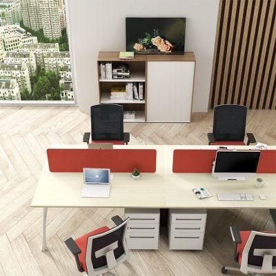 Promotional Cheap Specification Modern Benching 6 People Workstation Furniture Modular Aluminium Office Partition