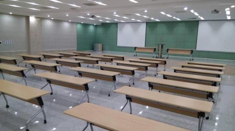 Office Trainingd University Classroom Aluminum Alloy Folding School Chair and Desk