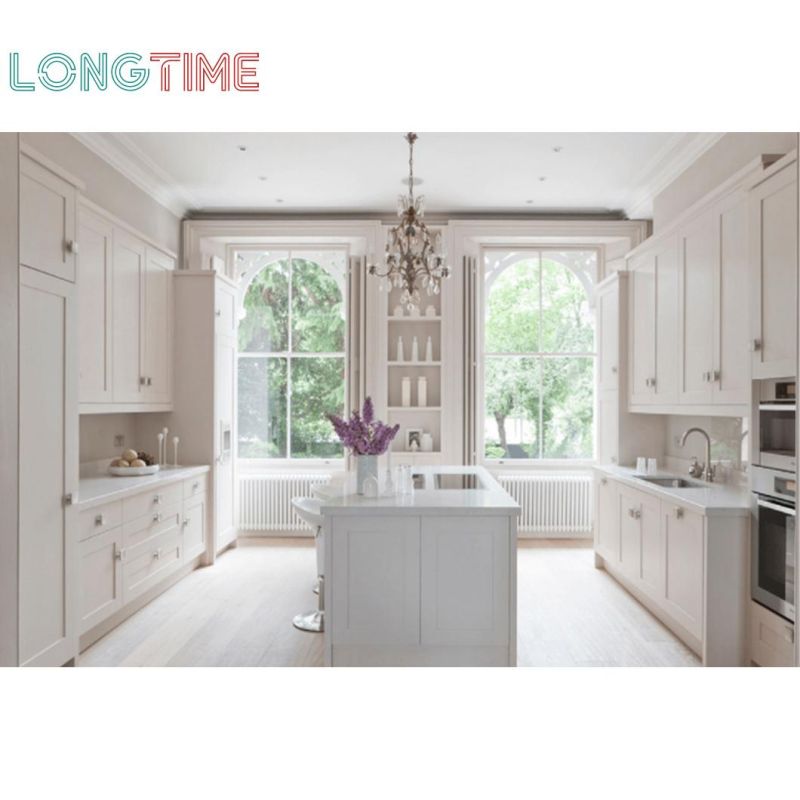 Modern Style White Shaker Wooden Furniture Kitchen Cabinets