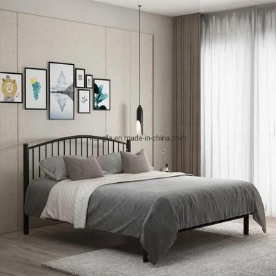 Modern Student Dormitory Bedroom Furniture Custom Full Size Iron Bed