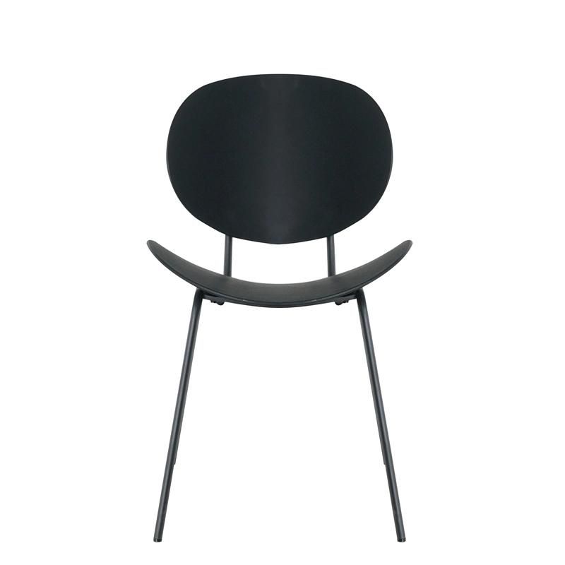 Cheap Price Outdoor Modern Black Restaurant PP Dining Plastic Chairs for Sale