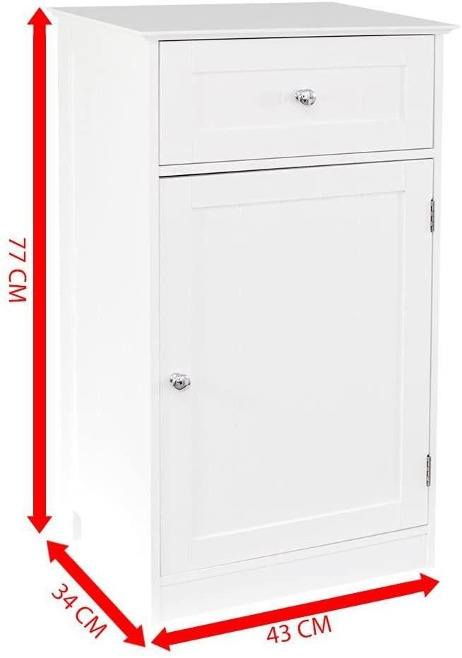 1 Door 1 Drawer Bathroom Cabinet