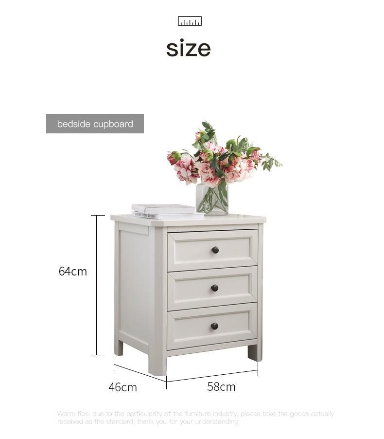 Furniture Modern Furniture Cabinet Living Room Furniture Home Furniture Hot Sale Fashion Popular Modern Design White Simple Nordic Style Bedside Table