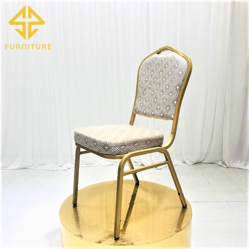 Africa Style Popular Modern Hotel Furniture Cheap Used Stacking Banquet Chair