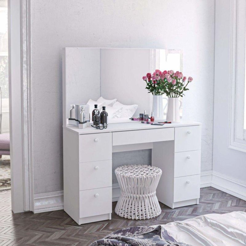 Modern Simple White Dressing Table