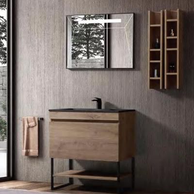 Wholesale European Modern Floor-Standing MDF Bathroom Furniture 800mm