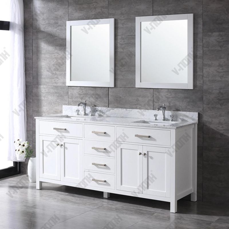 Beautiful Solid Wood Single Bathroom Furniture