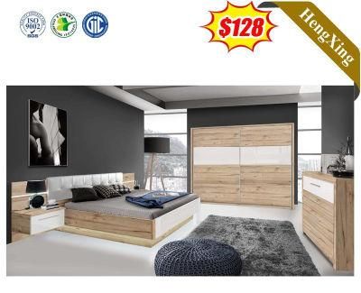 Hot Sell Mixed Color Modern Wooden Home Hotel Bedroom Furniture