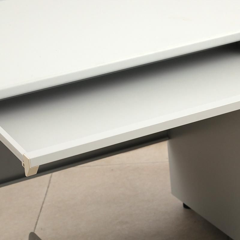 High Quality Metal Desk Officer Table 3 Drawers with Decorative High-Pressure Laminate Top