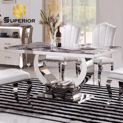 Wholesale High Quality Dining Room Furniture Restaurant Marble Table