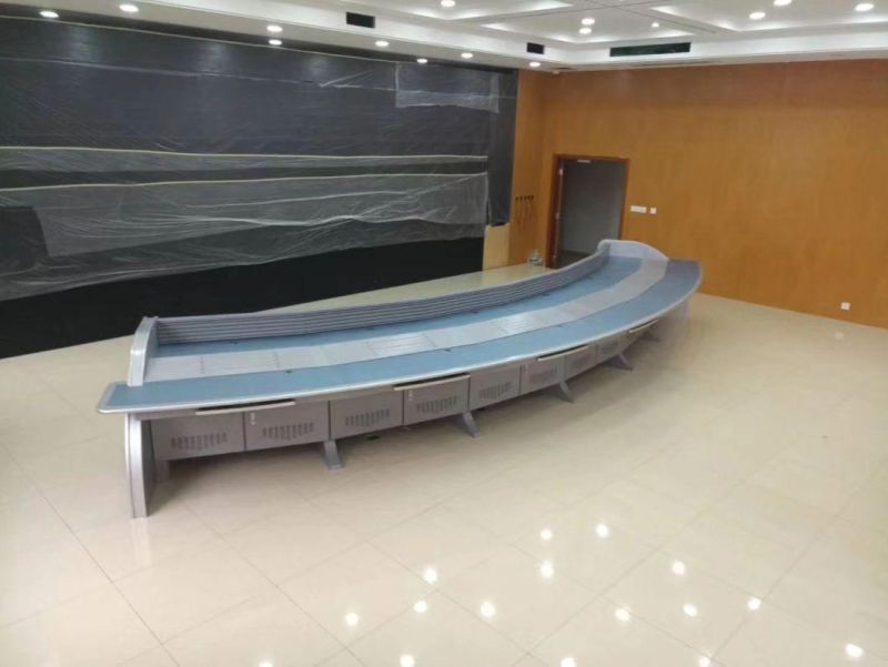 High Quality Modern Metal Control Room Consoles Monitoring Console Security Command Room Console Table