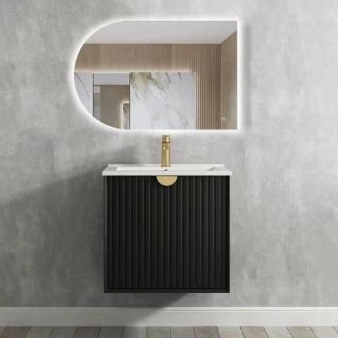 Modern Design Bathroom Cabinets with LED Mirror Collection Bathroom Vanity Double Sinks Can Be Customized.