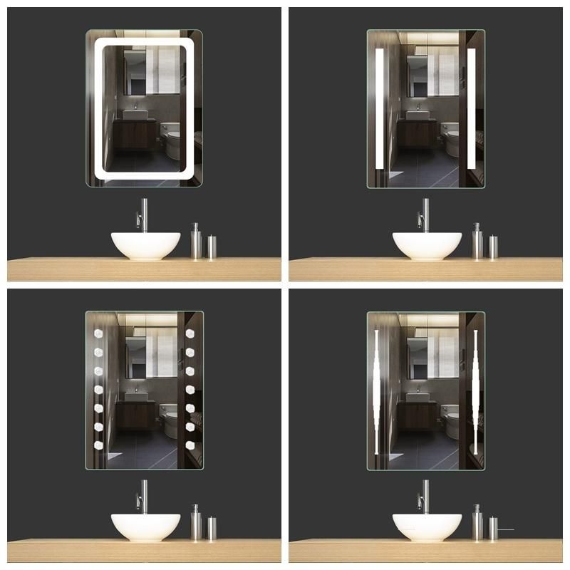 Bathroom Wall Mounted Vanity Mirror LED Smart Mirror with WiFi for Decoration