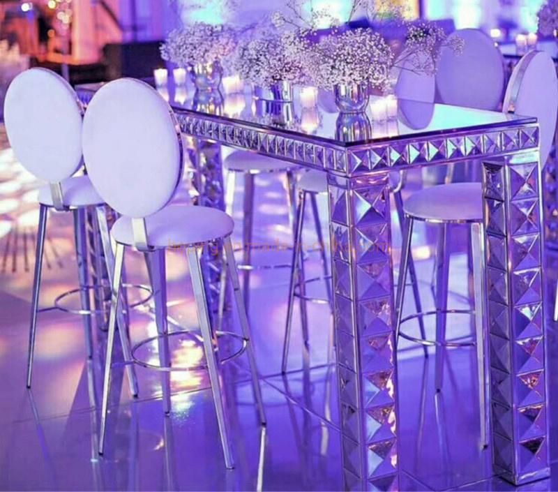 TV Furniture Stainless Steel Luxury Golden Modern Round Back Metal Hotel Restaurant Wedding Banquet Chiavari Dining Bar Chair