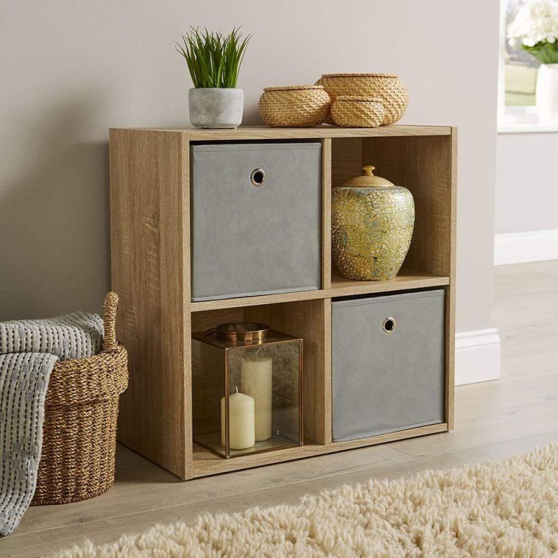 Wooden Living Room Display Shelf Cabinet Tall Vintage Antique Bookcase