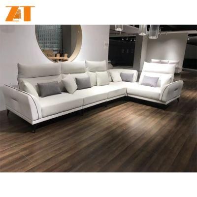 High End Nordic Simple Modern Sitting Room L Shape Fabric Sofa