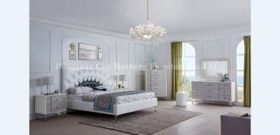 Modern Home Furniture Synthetic Leather Bedroom Set