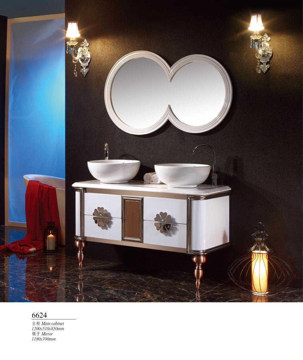 150cm Double Sink Basin Modern Steel Bathroom Cabinet Vanity Furniture