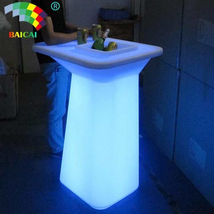 High Quality Glow Color Light LED Bar Cocktail Table