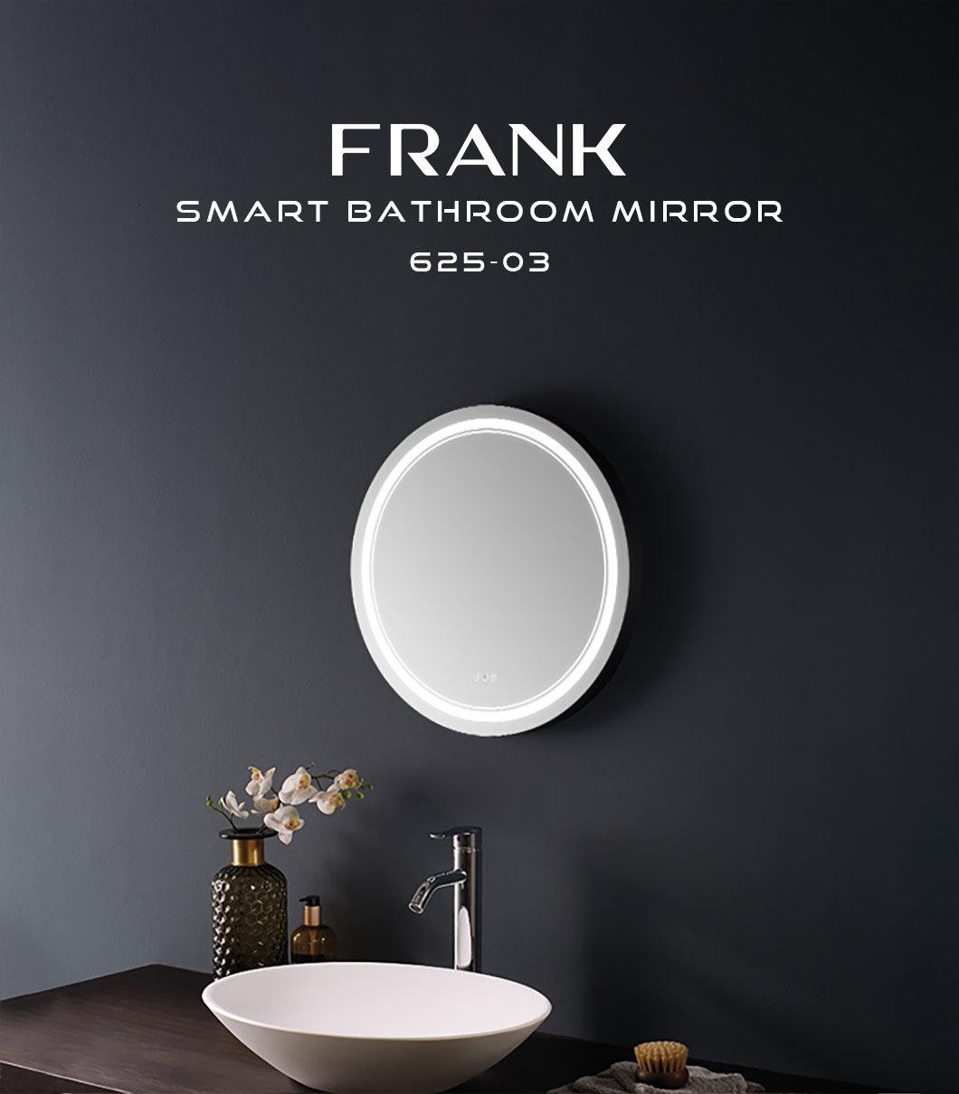 Retail in America Stock Round LED Bath Bathroom Mirror