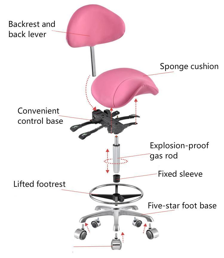 Factory Direct High Quality Rotary Stools Beauty Salon Bar Modern Chairs