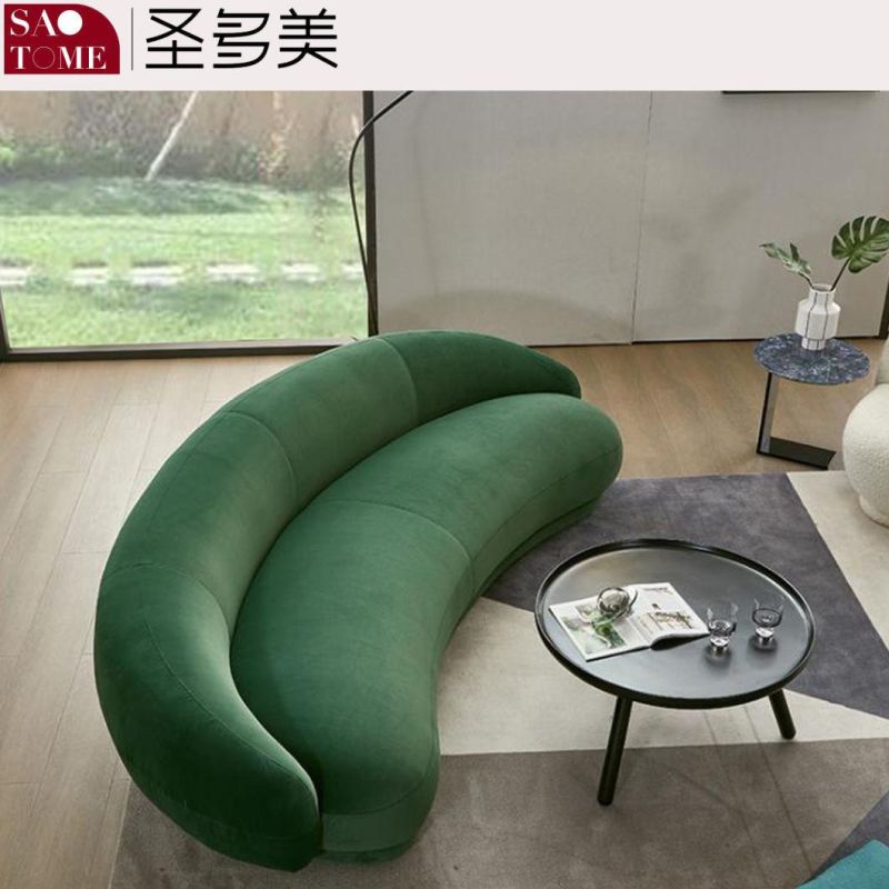 Modern Home Living Room Furniture High Quality Bubble Stretch Cloth Sofa