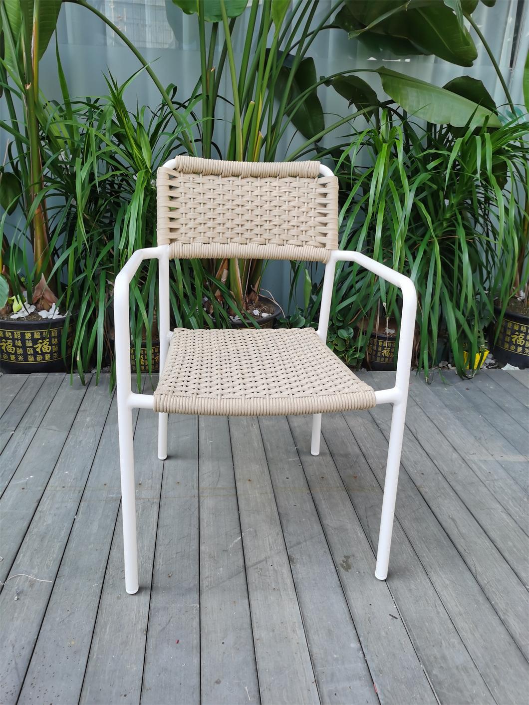 China Factory Garden Modern Style Rattan Outdoor Patio Outdoor Rattan Aluminum Furniture Chair