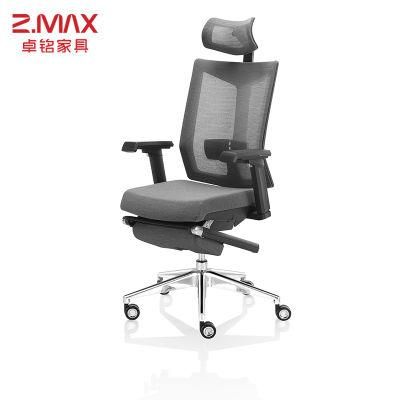 All Black Color Modern Guangzhou Office Mesh Fabric Smart Boss High Back Ergonomic Executive Office Chair