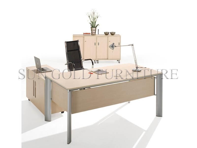 Wooden L Shaped New Design Reception Executive Desk (SZ-OD224)